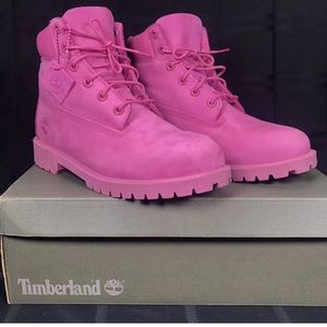 Timberland 6" Premium juniors Pink Nubuck